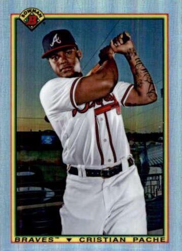 Cristian Pache #90BCP 2020 Bowman Chrome 1990 Baseball