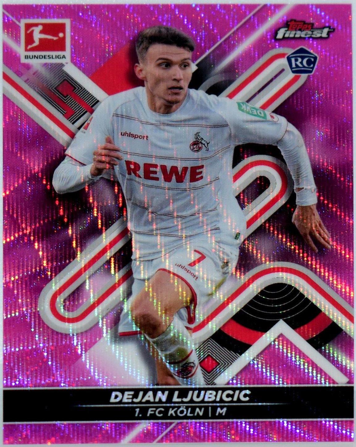 Dejan Ljubicic #90 2021 Topps Finest Bundesliga Soccer