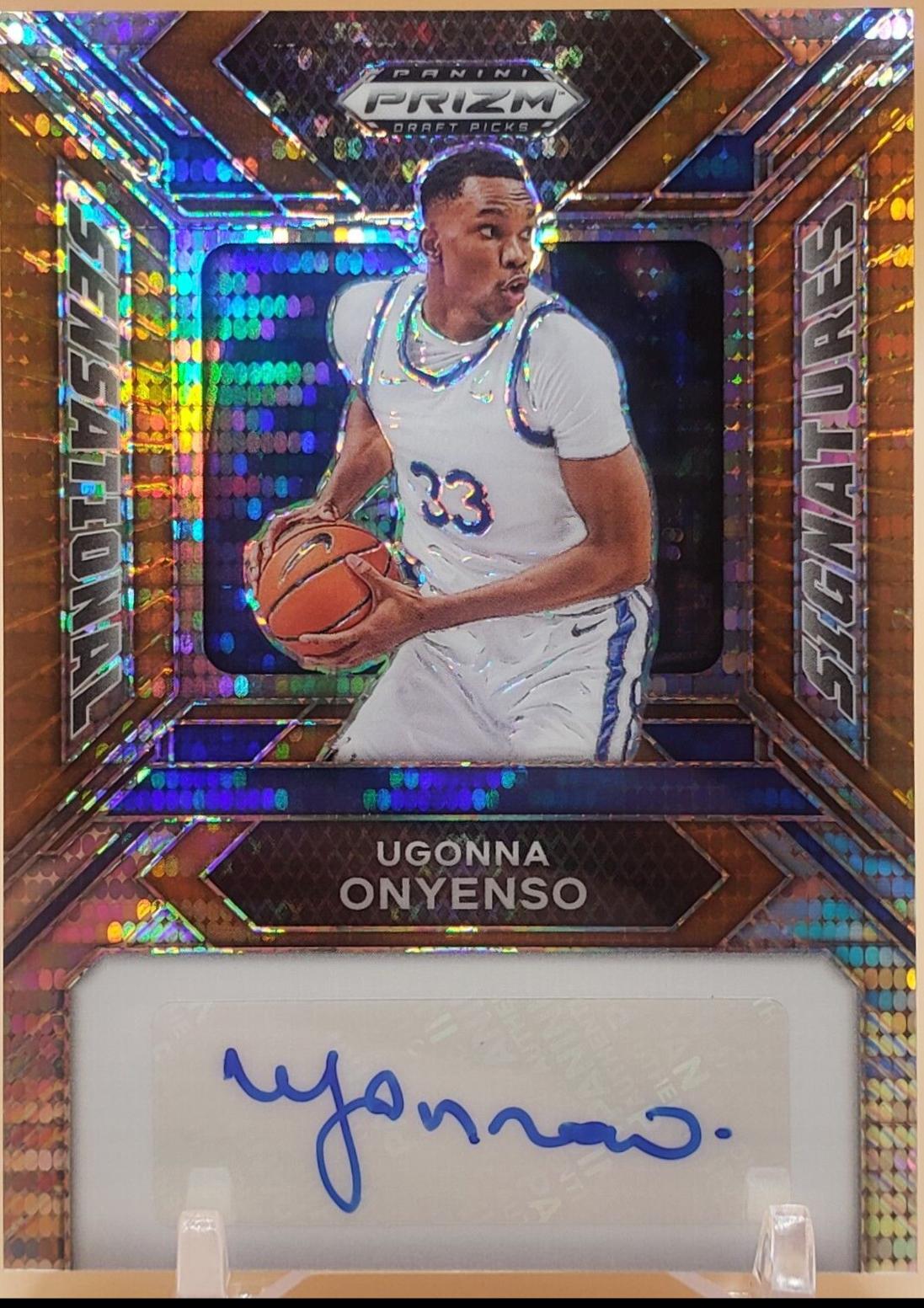 Ugonna Onyenso #SS-UGO Basketball Cards 2024 Panini Prizm Draft Picks Sensational Signatures