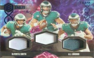 Jalen Hurts, A. J. Brown, DeVonta Smith