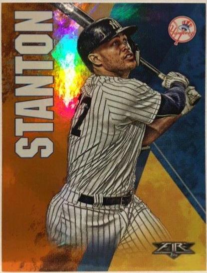 Giancarlo Stanton #126 2019 Topps Fire Baseball
