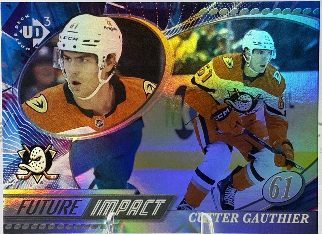 Cutter Gauthier #UD3-12 Hockey Cards 2024 Upper Deck UD3