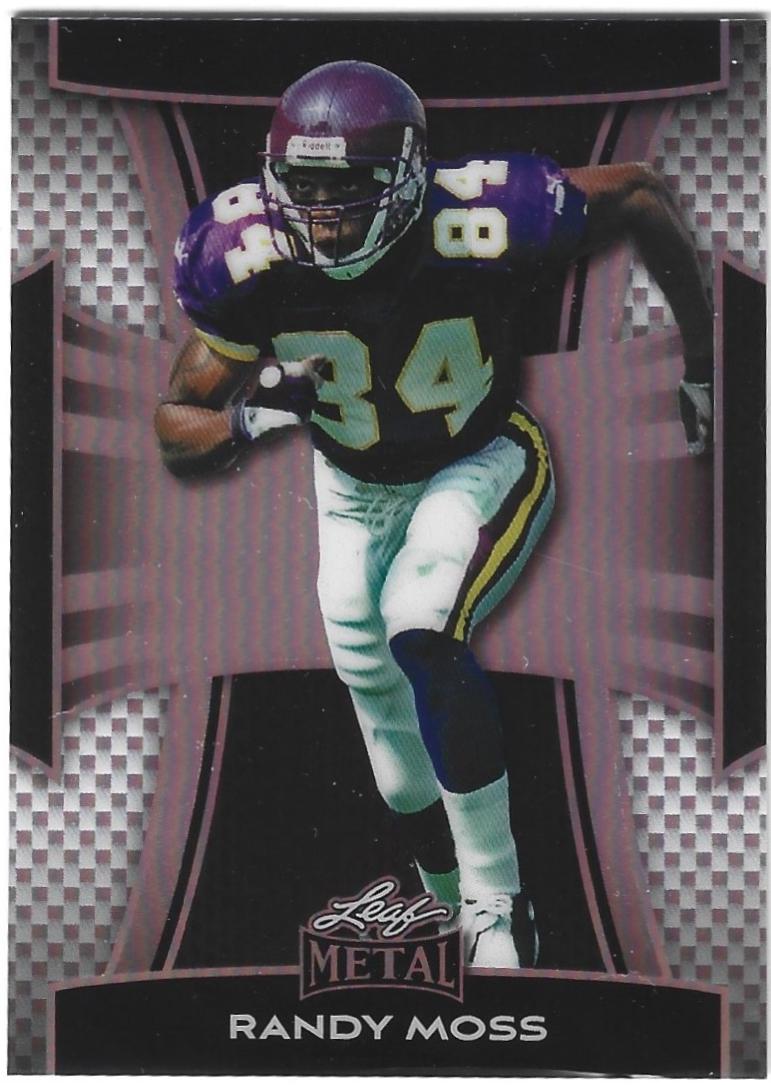 Randy Moss #145 2025 Leaf Metal Football