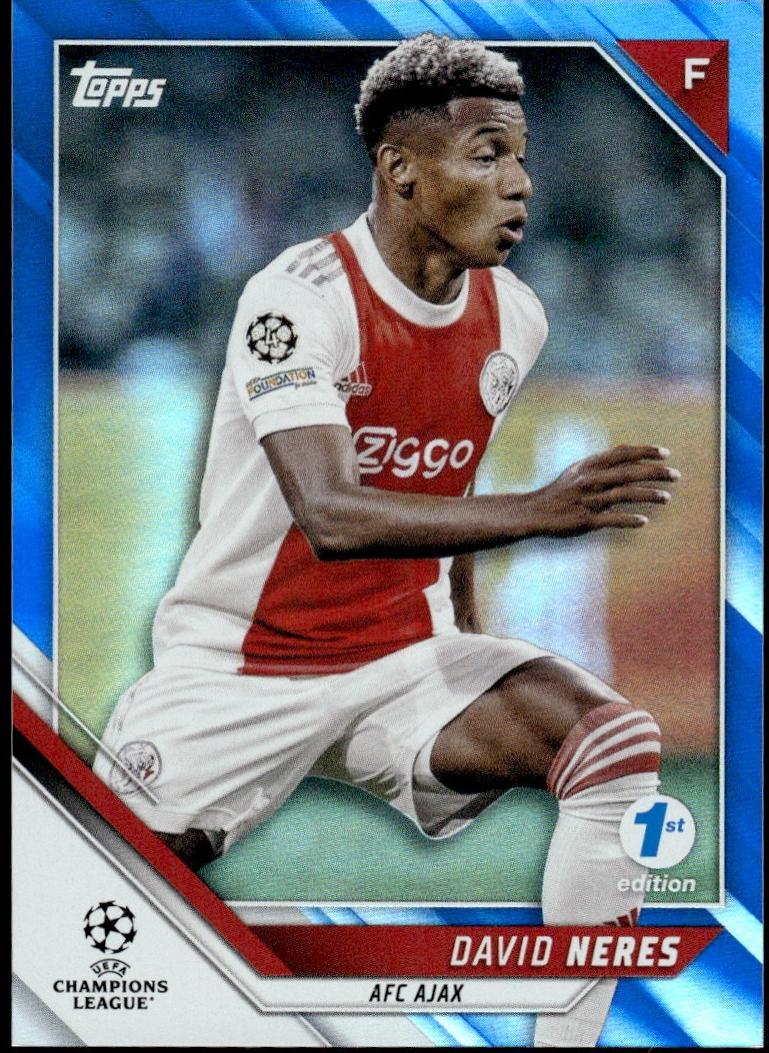 David Neres #106 2021 Topps UEFA Champions League 1st Edition