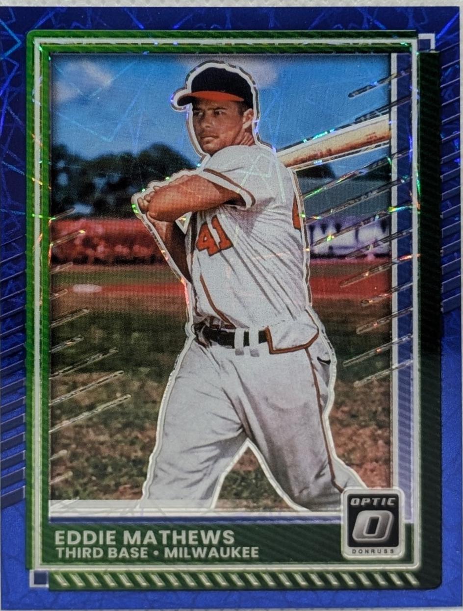 Eddie Mathews #67 2025 Panini Donruss Baseball