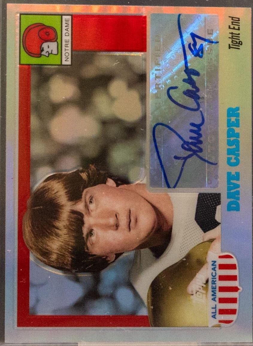 Dave Casper [Chrome Refractor] #A-DC