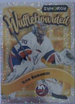 Ilya Sorokin #WB-18 Hockey Cards 2024 Upper Deck Synergy Waffleboarded