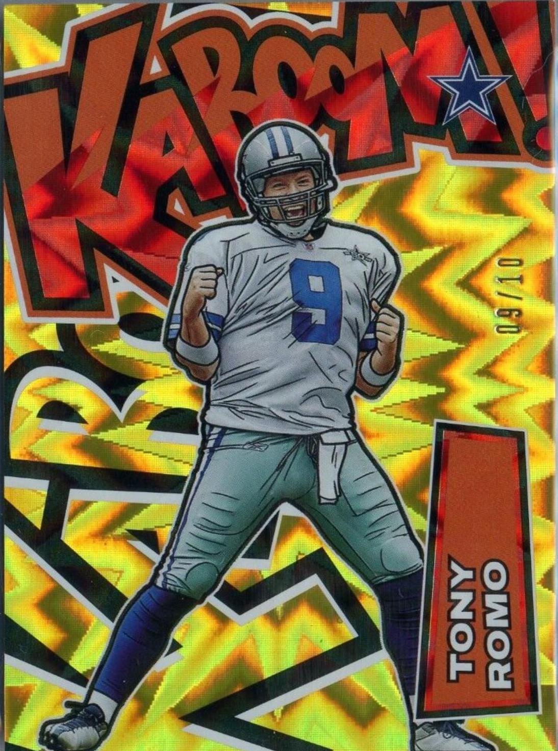 Tony Romo [Gold] #K32 Prices | 2022 Panini Absolute Kaboom Vertical ...