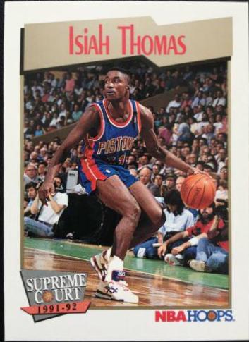 Isiah Thomas #464 Basketball Cards 1991 Hoops