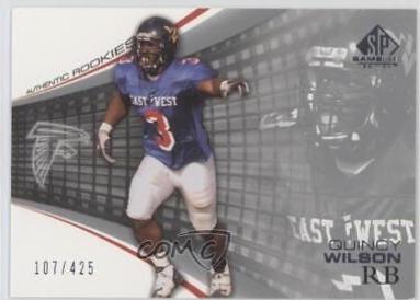 Quincy Wilson #188 2004 Sp Game Used Football