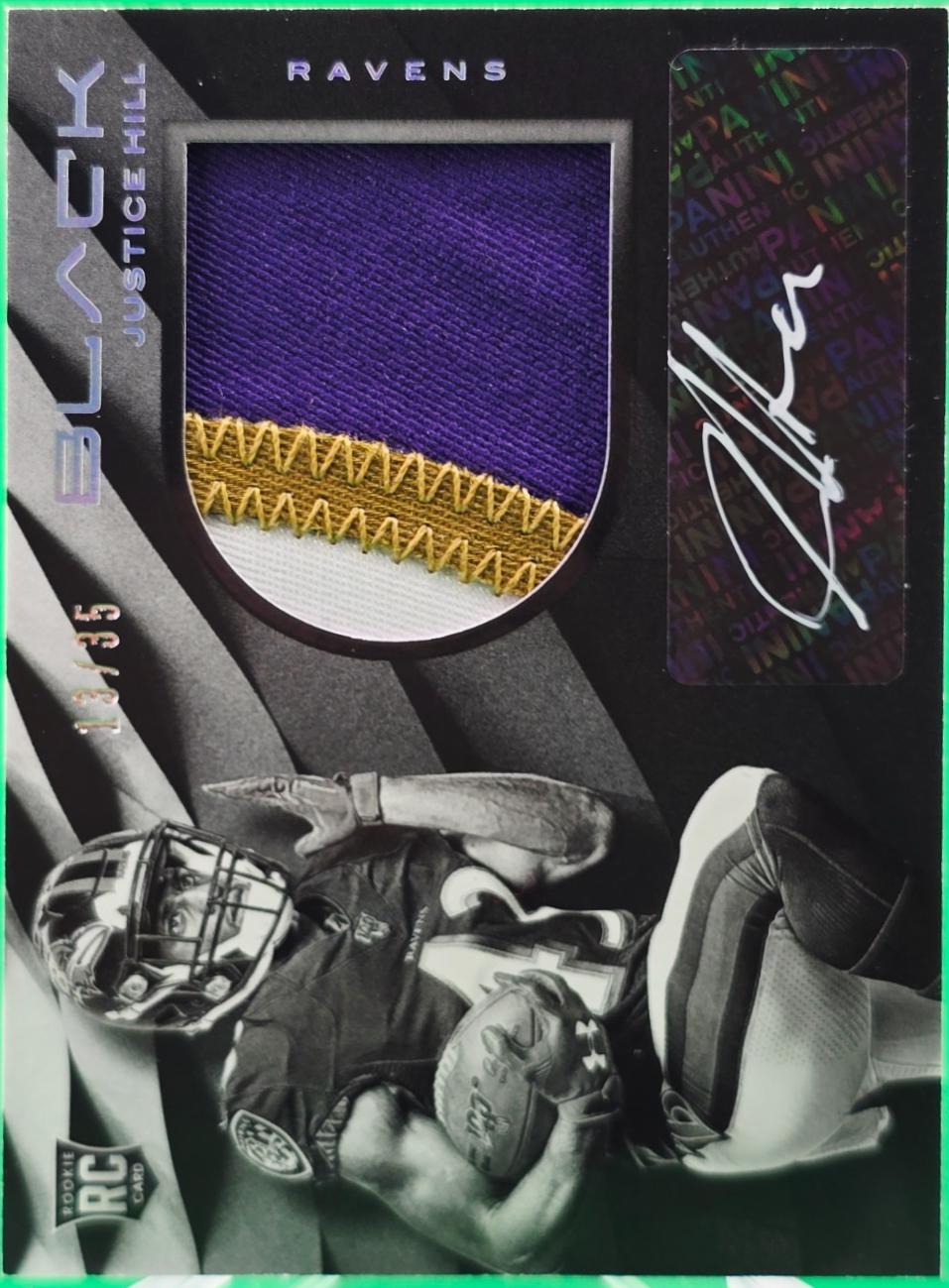 Justice Hill [Patch Autograph Silver] #94