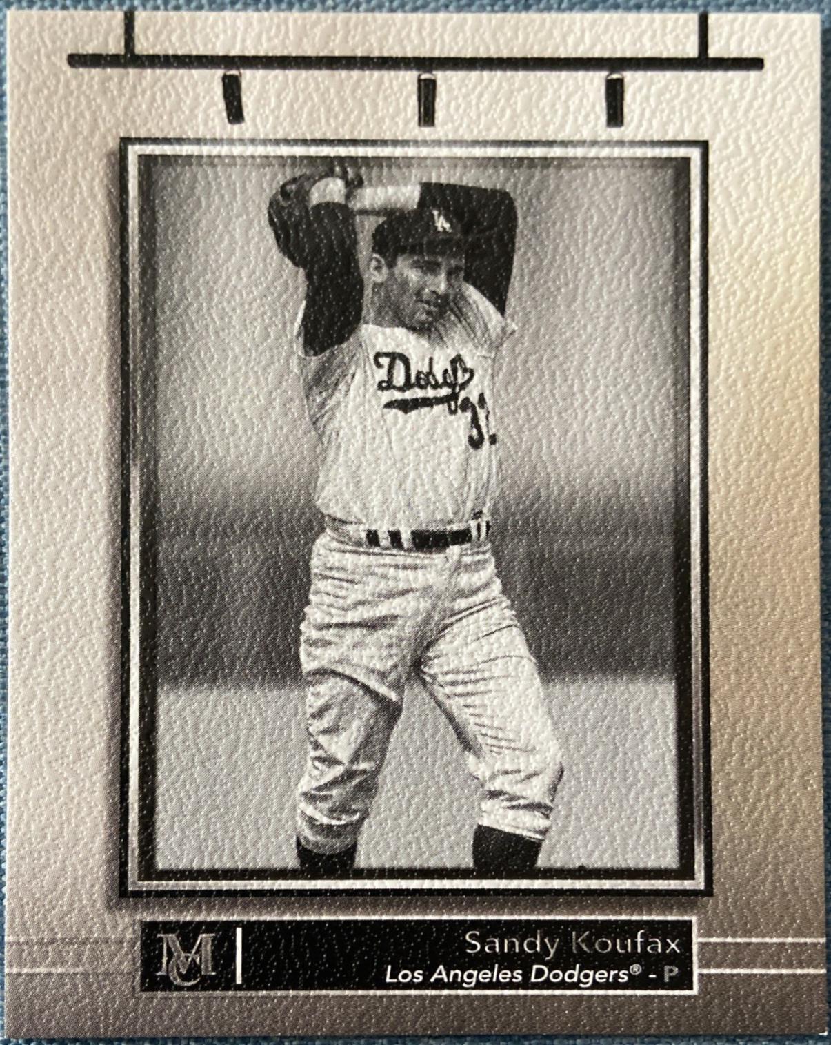 Sandy Koufax #PV-15 Baseball Cards 2024 Topps Museum Collection Private Viewing