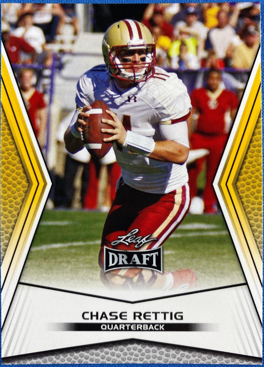 Chase Rettig #13 Football Cards 2019 Leaf Draft