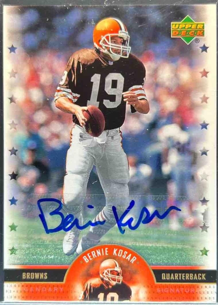 Bernie Kosar #LS-BK Football Cards 2005 Upper Deck Legends Legendary Signatures
