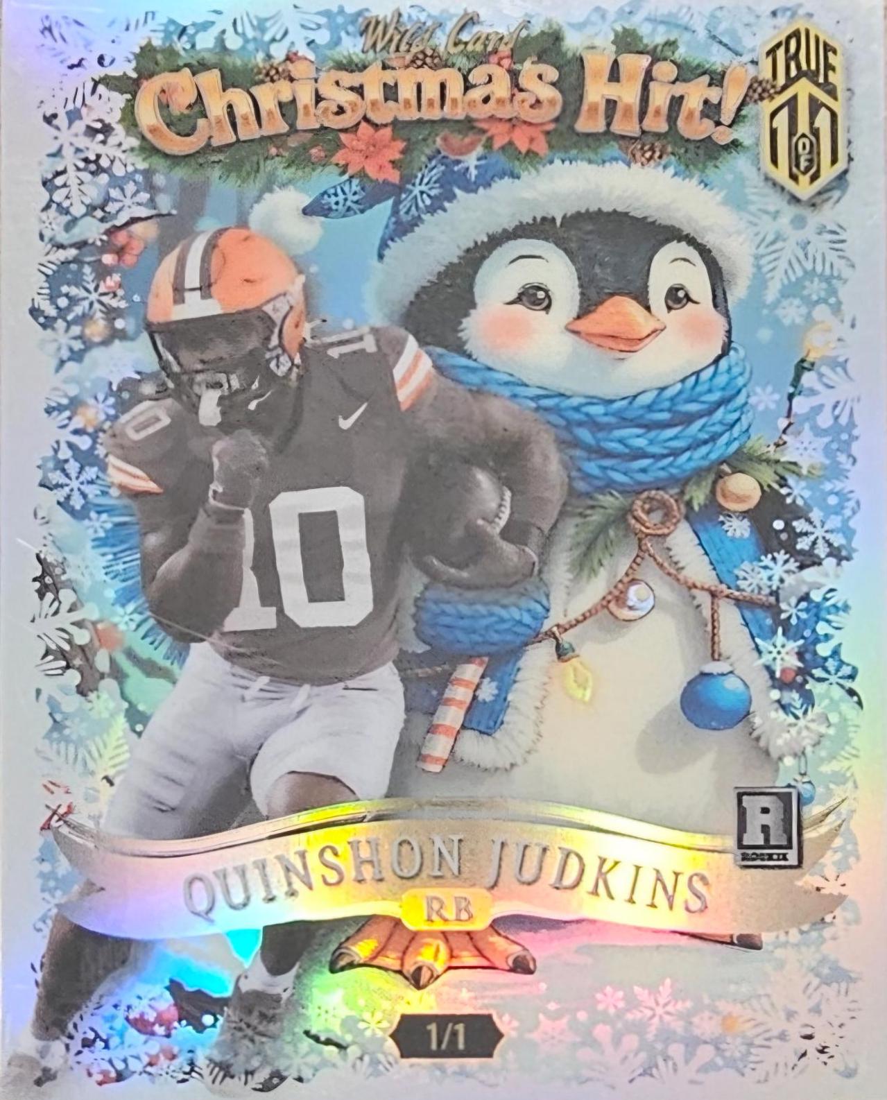 Quinshon Judkins #HHTSLC5-QJ 2025 Wild Card Holiday Hits Football