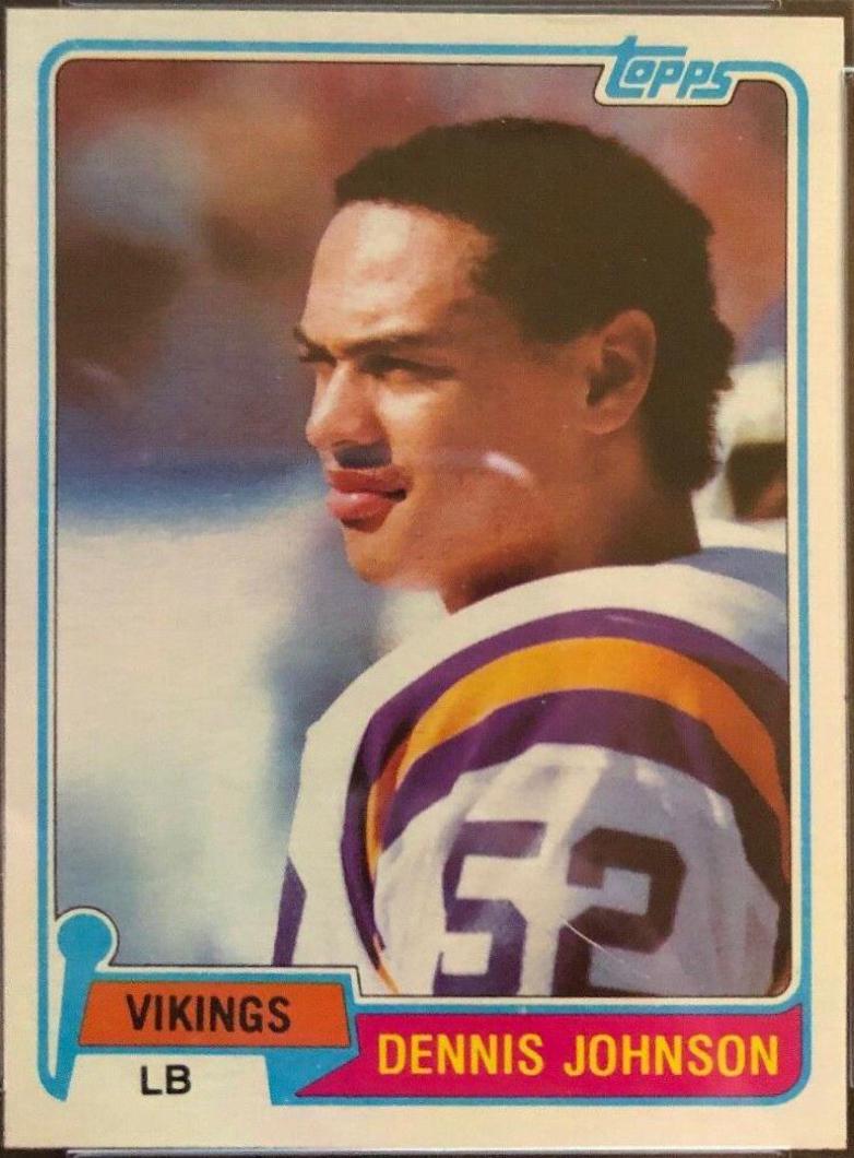 Dennis Johnson #37 Football Cards 1981 Topps