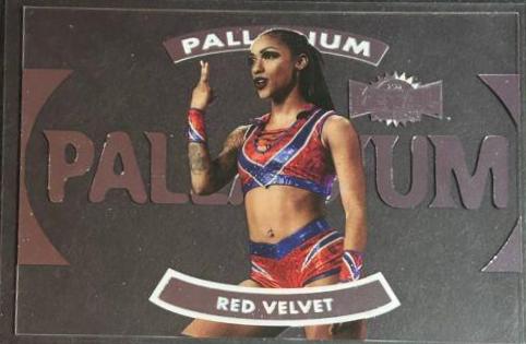 Red Velvet #P-7 Wrestling Cards 2022 SkyBox Metal Universe AEW Palladium