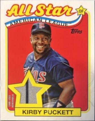 Kirby Puckett #89ASR-KP Baseball Cards 2024 Topps 1989 All-Star Relic
