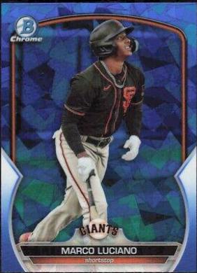 Marco Luciano #BCP-176 2023 Bowman Chrome Prospects Sapphire Baseball