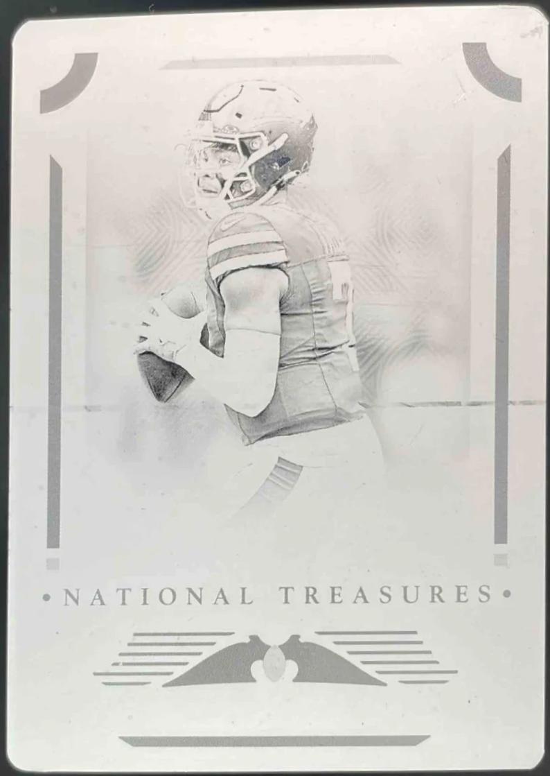 Justin Fields [Printing Plate] #76