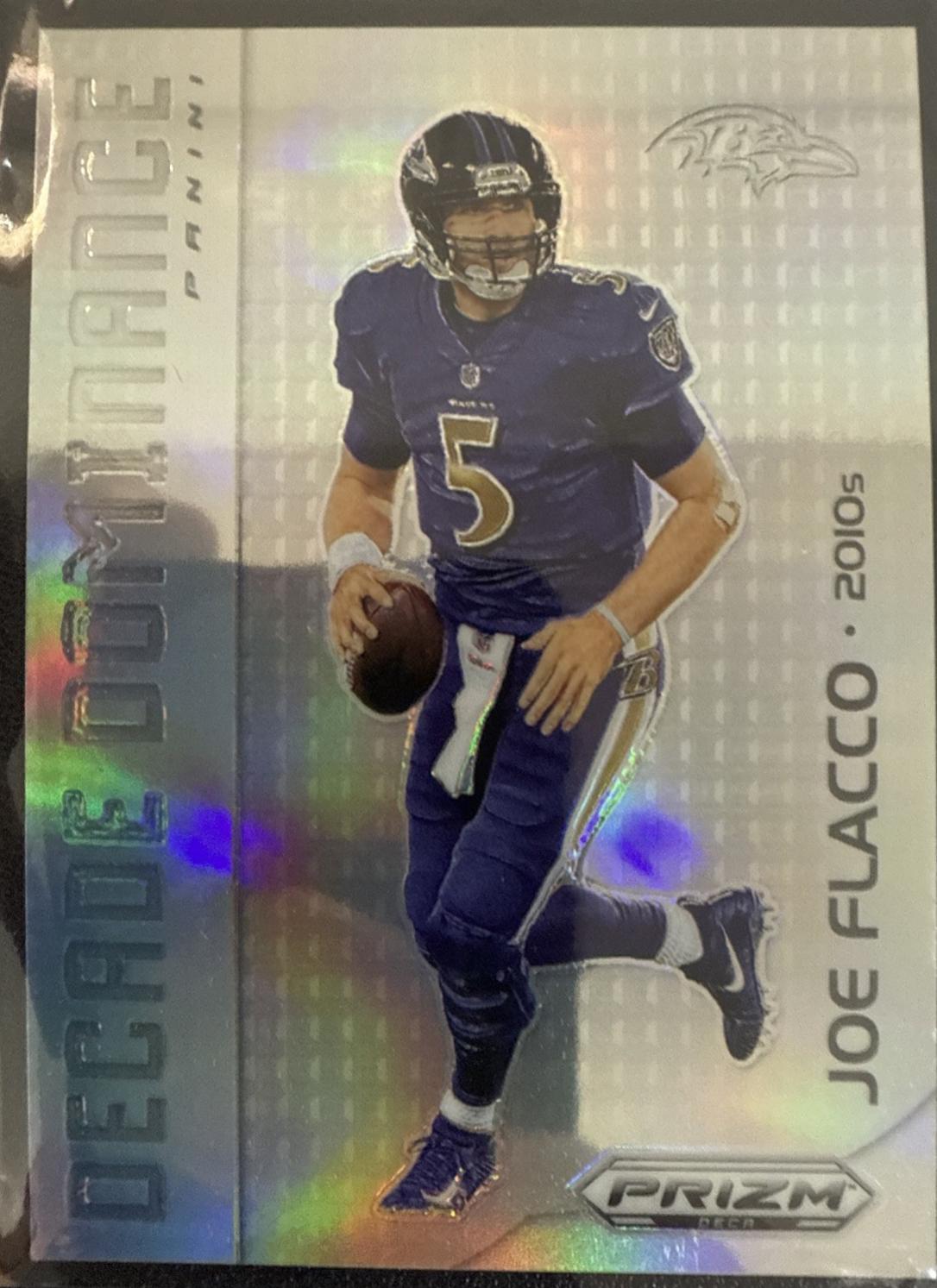 Joe Flacco #10 Football Cards 2024 Panini Prizm Deca Decade Dominance