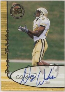 Dez White Football Cards 2000 Press Pass Autograph