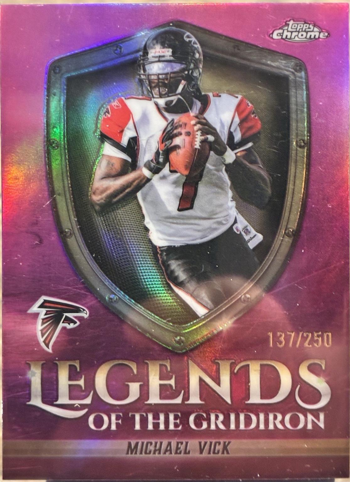 Michael Vick [Pink Refractor] #LOG-2