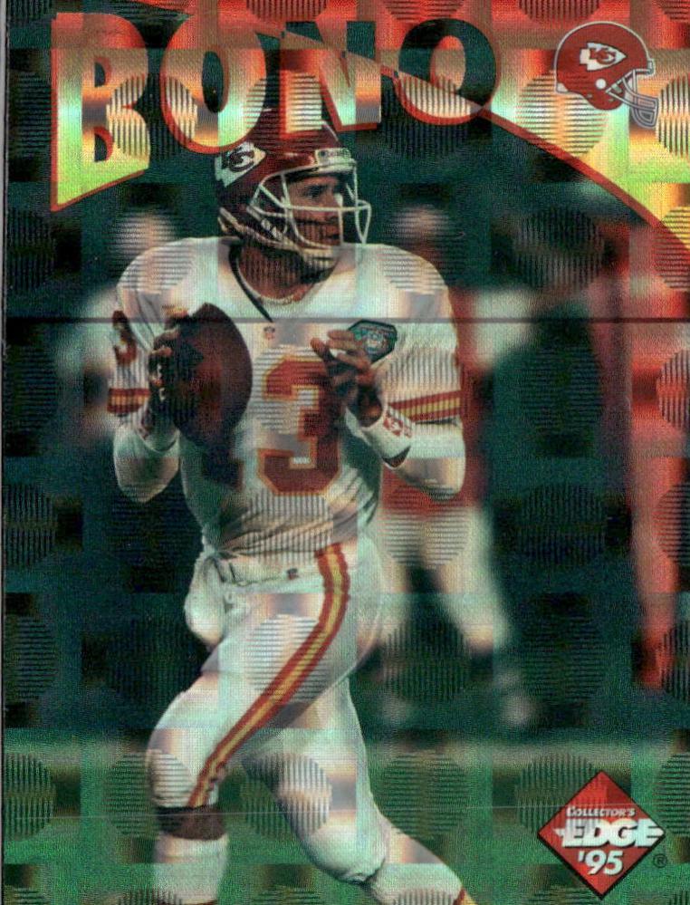 Steve Bono #16 Football Cards 1995 Collector's Edge Instant Replay