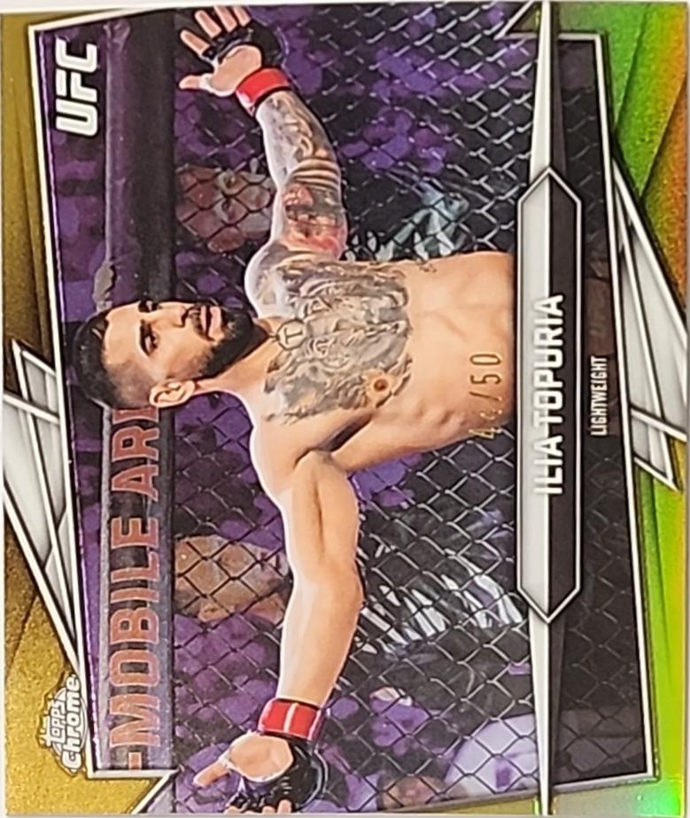 Ilia Topuria [Gold Refractor] #1