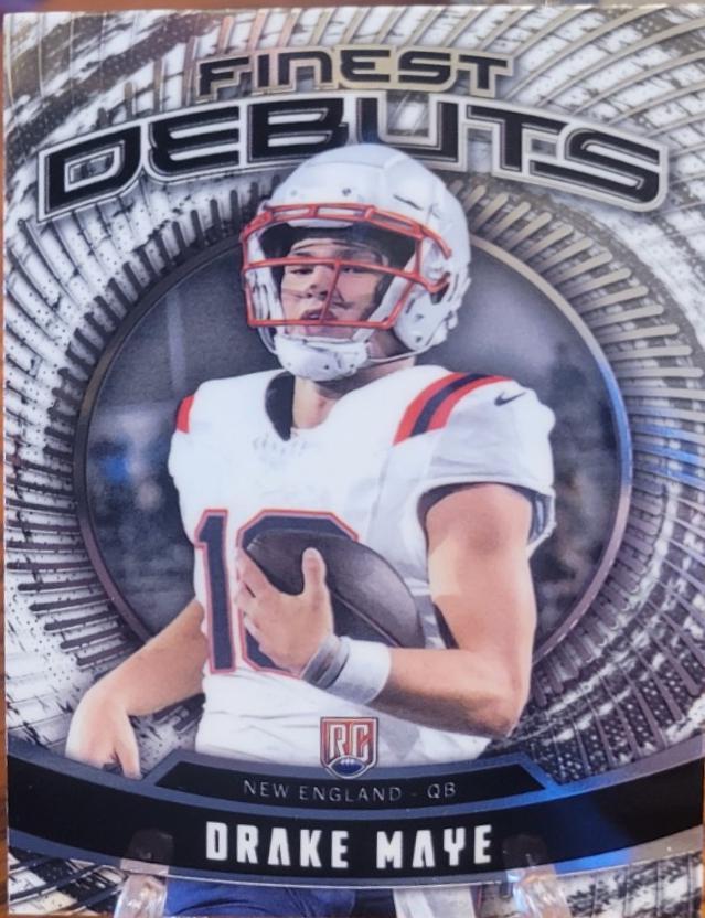Drake Maye #D-3 Football Cards 2024 Topps Finest Debut