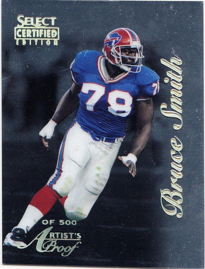 Bruce Smith #21 1996 Select Certified Football