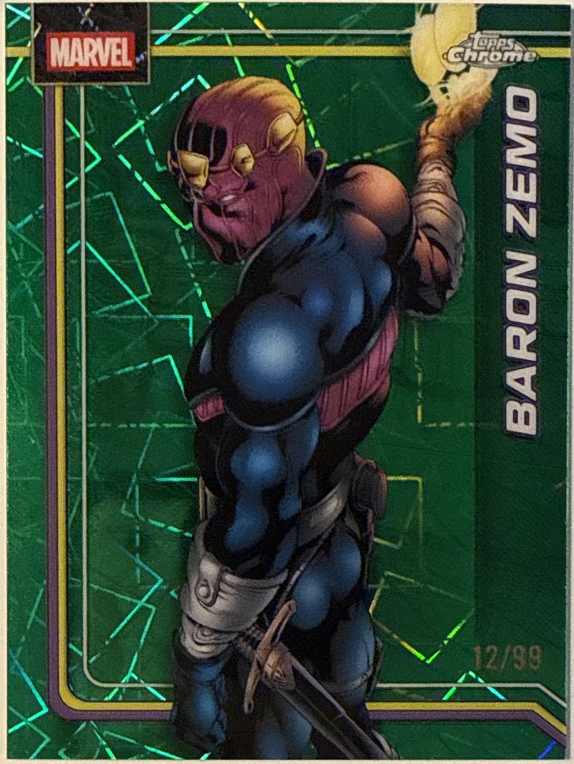 Baron Zemo Hulk Green Lazer Refractor