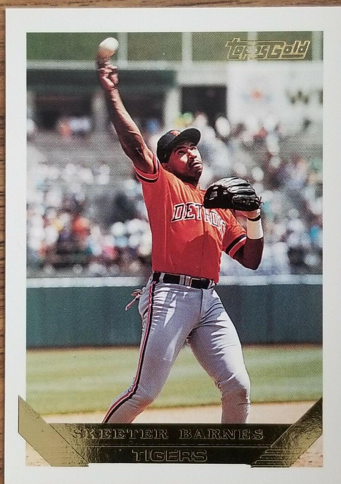 Skeeter Barnes #26 Baseball Cards 1993 Topps Gold