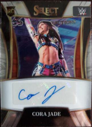 Cora Jade #SN-CJD Wrestling Cards 2022 Panini Select WWE Signature Selections