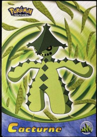 Cacturne #21 Pokemon 2003 Topps Advanced