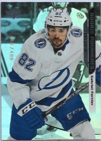 Gabriel Fortier #48 Hockey Cards 2021 Upper Deck Trilogy