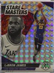 LeBron James #3 Basketball Cards 2020 Panini Mosaic Stare Masters