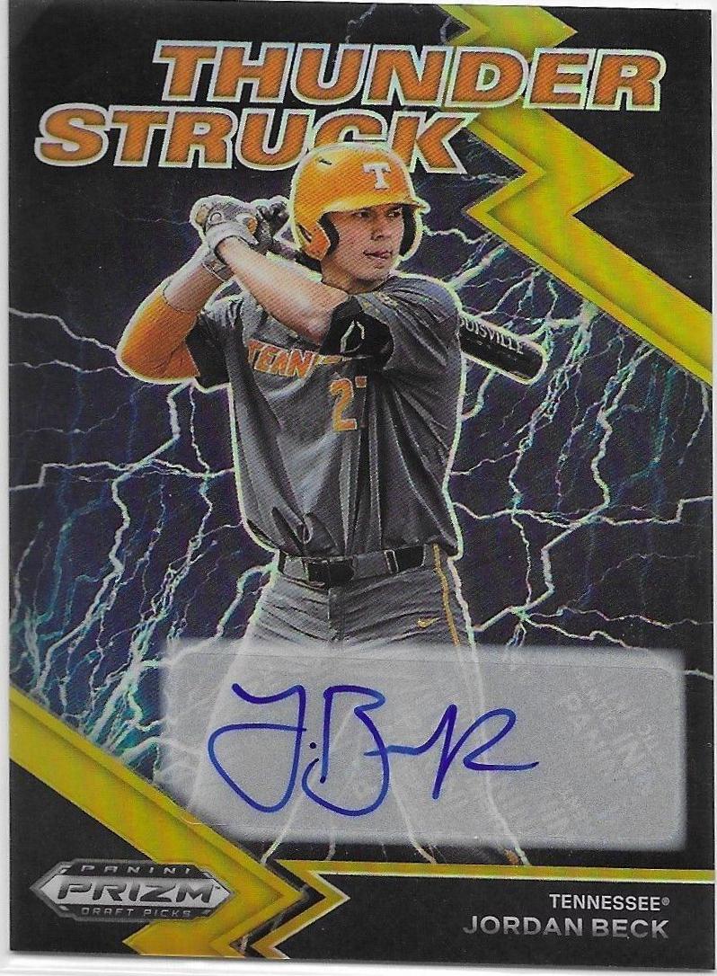 Jordan Beck [Autograph Gold] #TH-JB