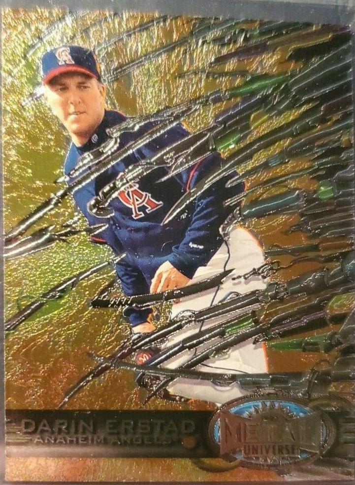 Darin Erstad #40 Baseball Cards 1997 Metal Universe