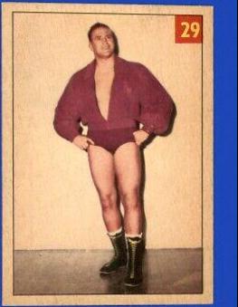 Roy McLarity #29 Wrestling Cards 1954 Parkhurst