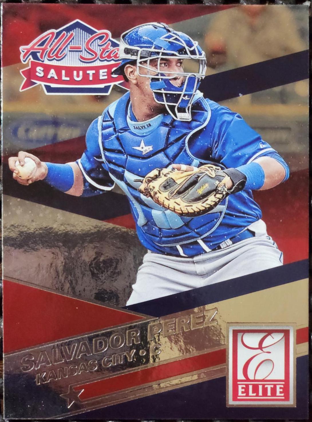 Salvador Perez #18 Baseball Cards 2015 Panini Elite All Star Salutes