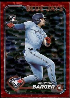 Addison Barger [Red Crackle Foilboard] #US336