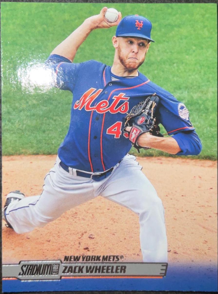 Zack Wheeler #58 Baseball Cards 2014 Stadium Club
