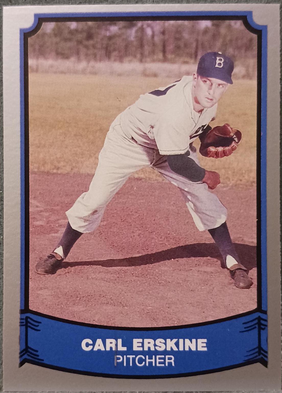 Carl Erskine #75 1989 Pacific Legends Baseball
