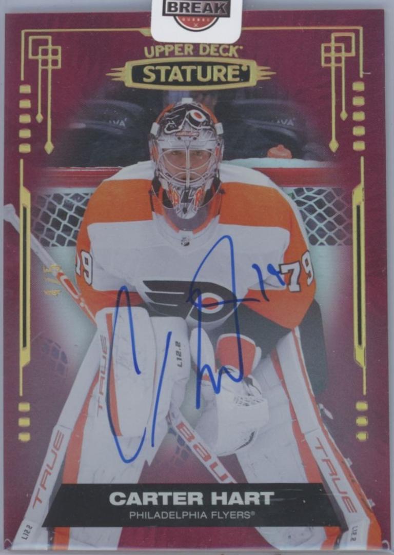 Carter Hart [Photo Variant Autograph Red] #34