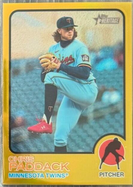 Chris Paddack [Chrome Gold Border Refractor] #583