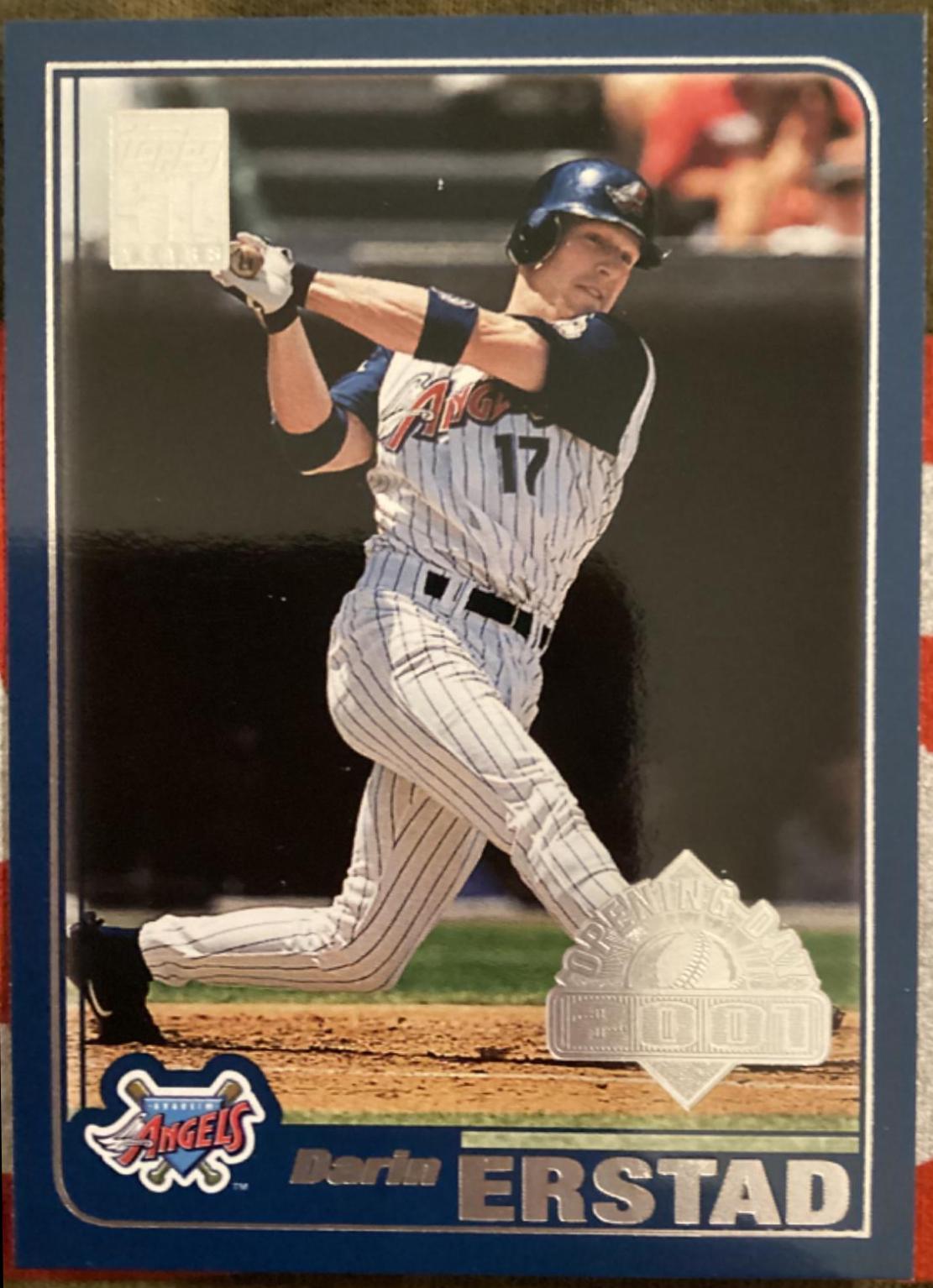 Darin Erstad #31 Baseball Cards 2001 Topps Opening Day