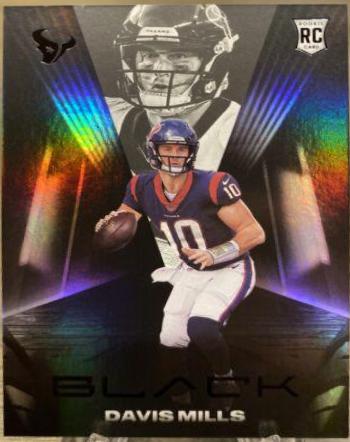 Davis Mills #123 Football Cards 2021 Panini Black