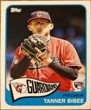 Tanner Bibee #122 Baseball Cards 2023 Topps Archives