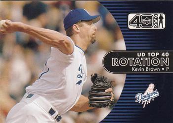 Kevin Brown #1147 Baseball Cards 2002 Upper Deck 40 Man